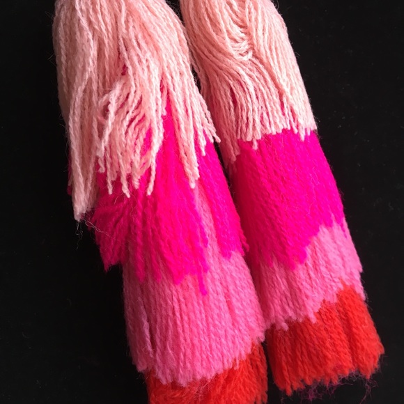 Cape Verde tassel fringe drop earrings. - Picture 5 of 5